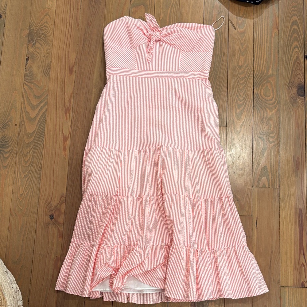 J. Crew Ivory Strapless Dress - Picture 3 of 4